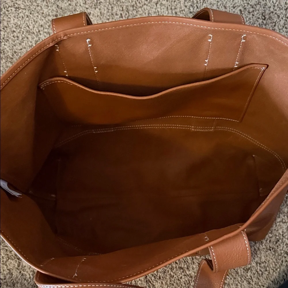 J.Crew Genuine Leather Tote / Shoulder Bag
